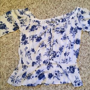 Off the shoulder blouse